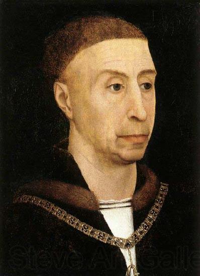 WEYDEN, Rogier van der Portrait of Philip the Good Norge oil painting art